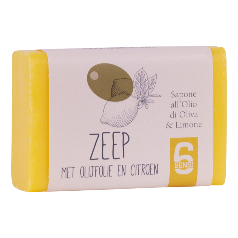 6sensi zeep met Olijfolie en Citroen