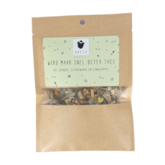 Word maar snel beter thee zakje 25 gram - Arelo
