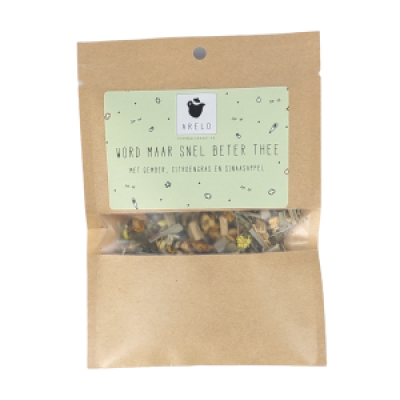 Word maar snel beter thee zakje 25 gram - Arelo