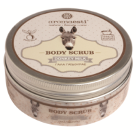 Aromaesti scrubspons met olijfzeep rozen