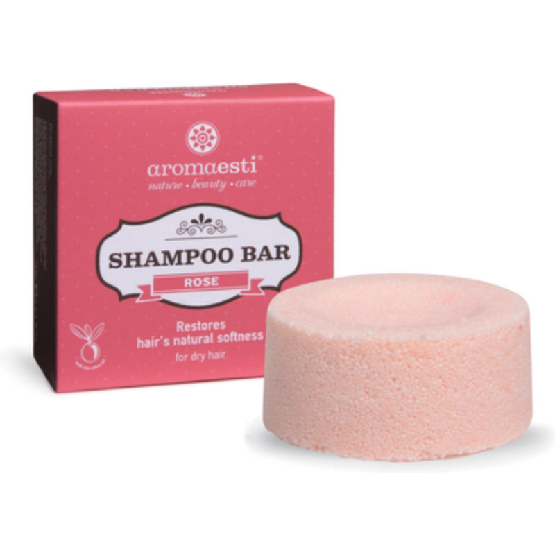 Aromaesti - Rozen shampoo bar (Droog haar)