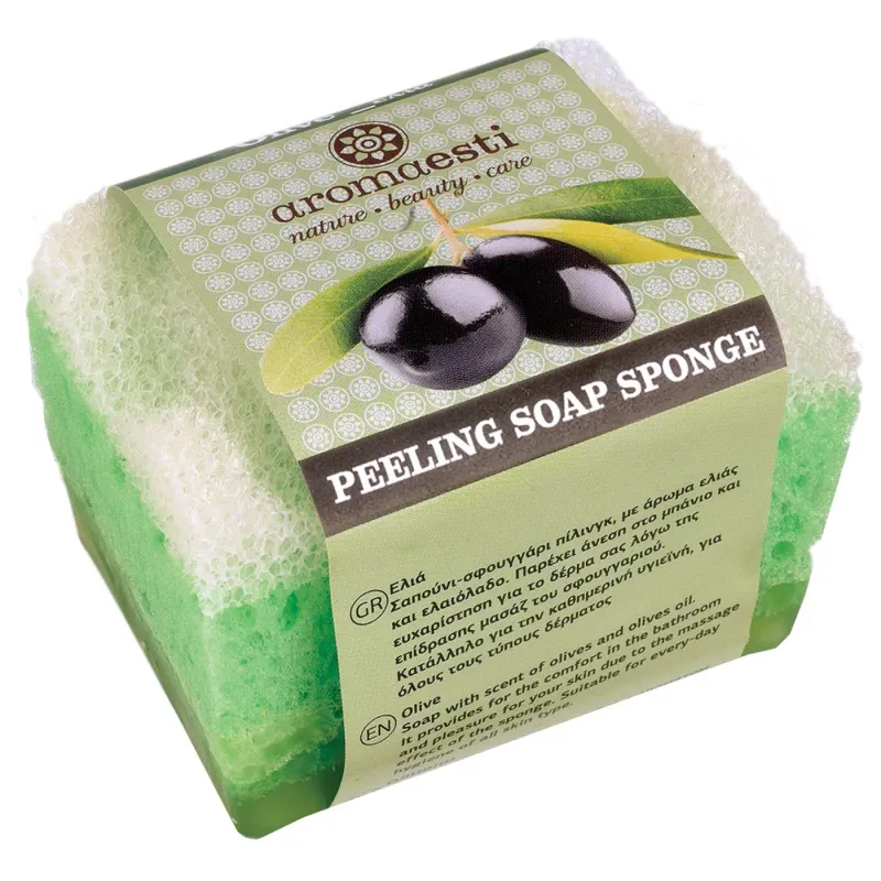 Aromaesti - Scrubspons met olijf natural