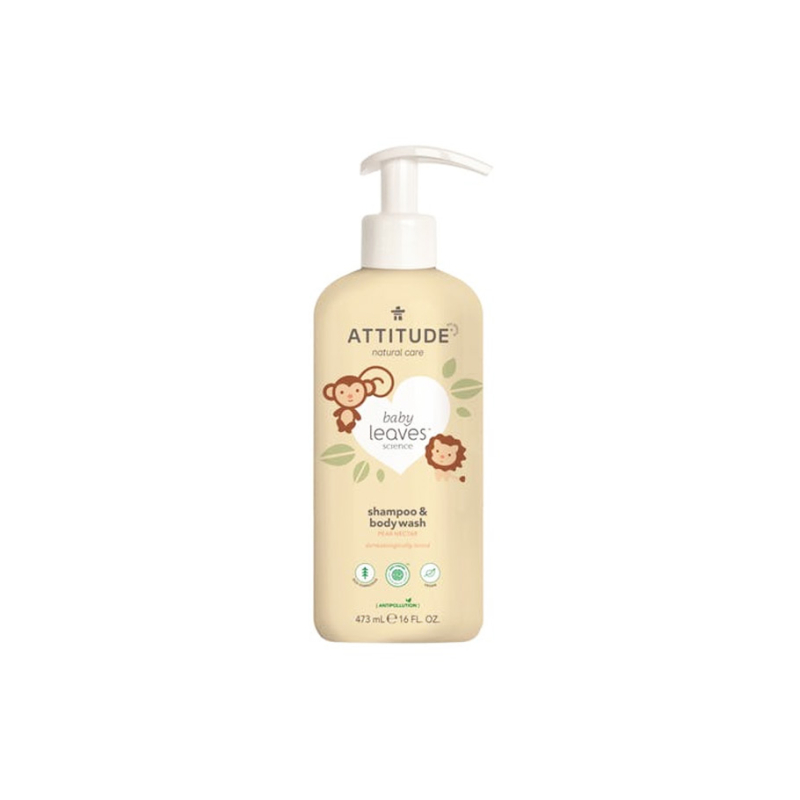 Attitude - 2 in 1 Shampoo Bodywash Baby Pear Nectar