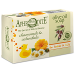 Aphrodite - Olijfoliezeep met Kamille & Calendula (ook voor baby's en kinderen)