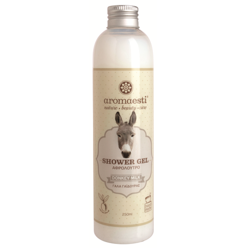Aromaesti - handgemaakte douchegel met ezelinnenmelk