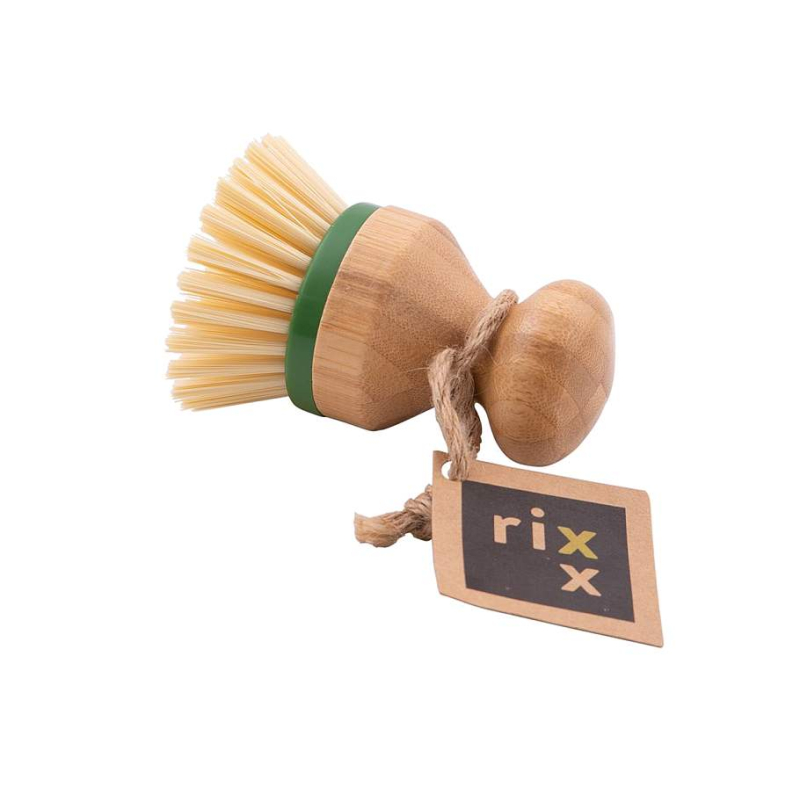 Afwasknop bamboe met vervangbare kop