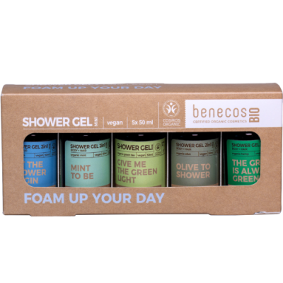Benecos - Miniset Foam up your life douche gel Benecos - Miniset Foam up your life douche gel