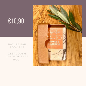 Nature bodybar in zeephouder