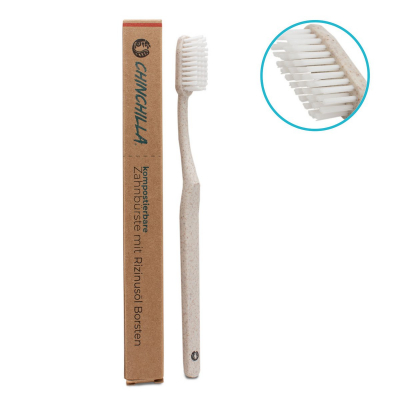Tarwestro tandenborstel met haren van castorolie