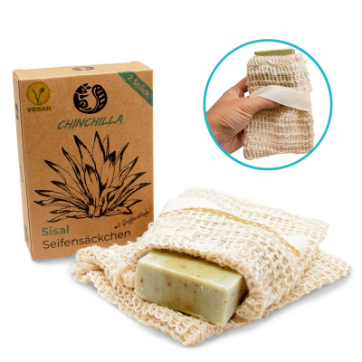 2-pack sisal zeepzakjes