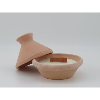 Mini terra-cotta Tajine soyakaars Mini terra-cotta Tajine soyakaars