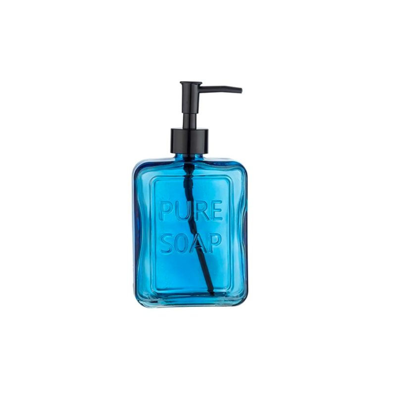 Zeeppomp Glas Blauw 550 ml