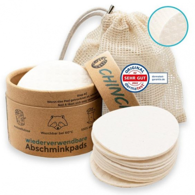 Chinchilla - Make-up verwijderingspads van sponsdoek Chinchilla - Make-up verwijderingspads van sponsdoek