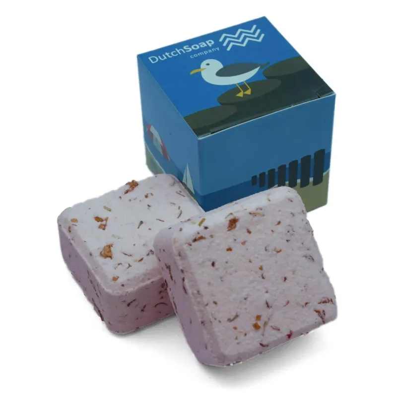 Dutch Soap Company sparkling Rose Bath Bomb (Twin Pack)