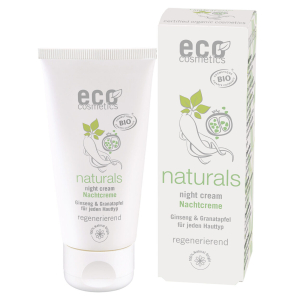 Eco cosmetics - Naturals nachtcrème met ginseng en granaatappel
