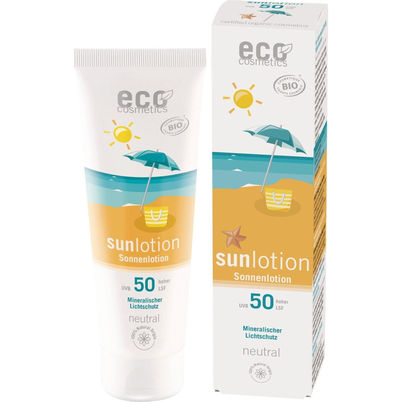 Eco Cosmetics zonlotion neutral SPF 50- 125 ml