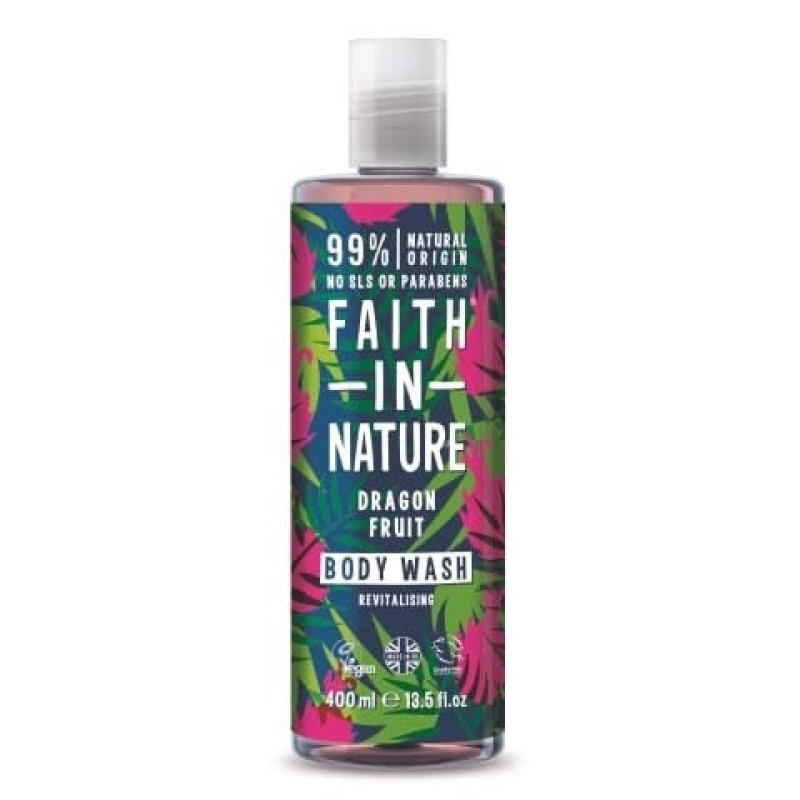 Faith in Nature Dragon Fruit Body Wash - Verkwikkend en Natuurlijk
