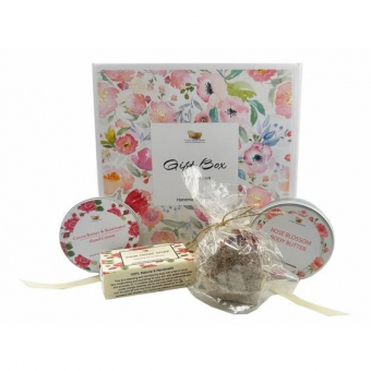 Roze Roos geschenkdoos