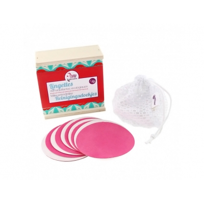 Make-up pads wasbaar 10st in box Make-up pads wasbaar 10st in box
