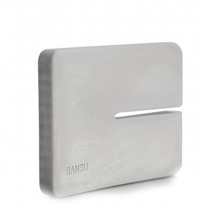 Banbu zeephouder klein - natuursteen - Extra absorberend - Grijs Banbu zeephouder klein - natuursteen - Extra absorberend - Grijs