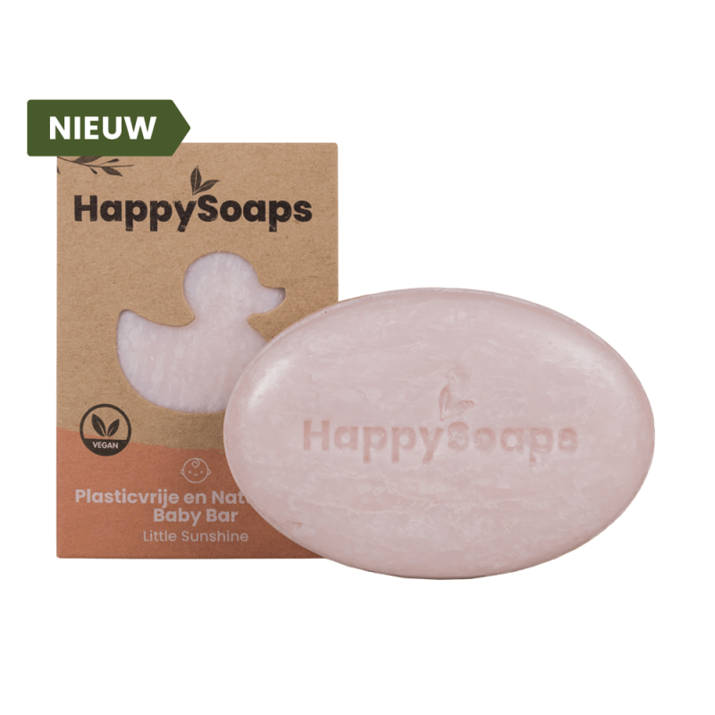 HappySoaps - Baby Shampoo en Body Wash Bar (Little sunshine)