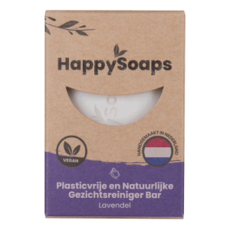 HappySoaps - Gezichtsreiniger Bar Lavendel