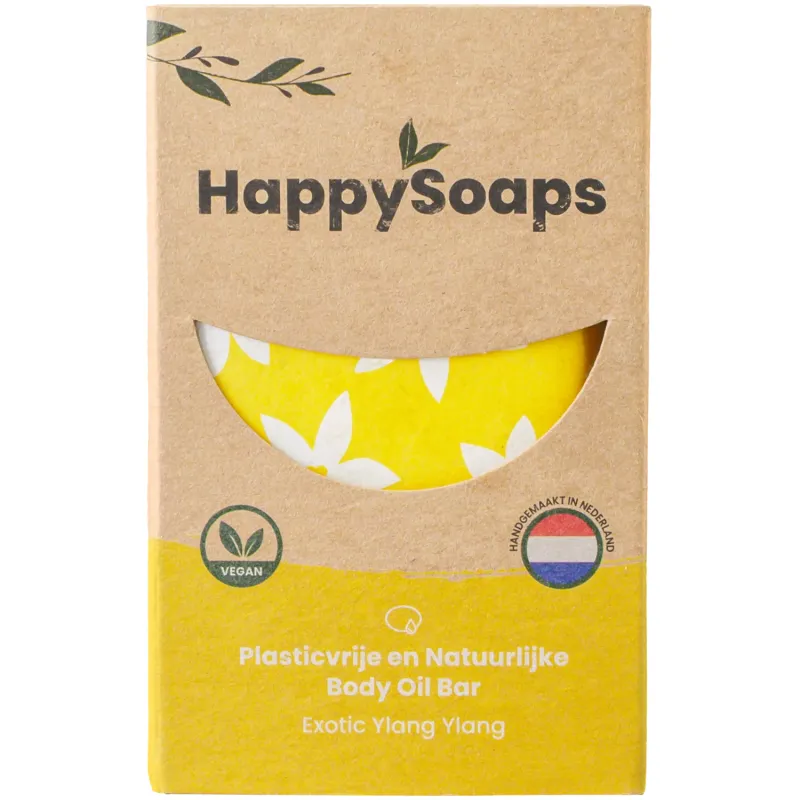 HappySoaps - Body Oil Bar – Exotic Ylang Ylang