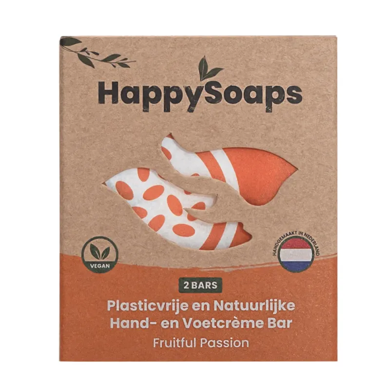 HappySoaps - Hand en Voetcrème Bar Fruitful Passion
