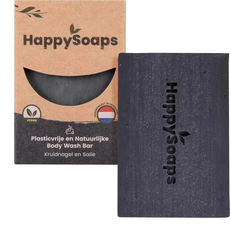 HappySoaps - Kruidnagel en Salie body bar