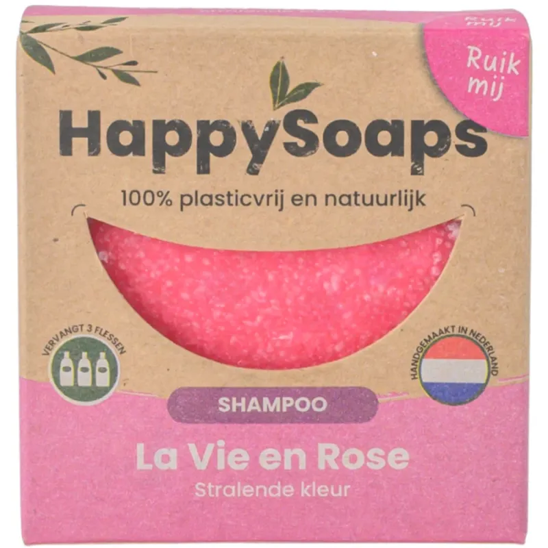 HappySoaps - La Vie en Rose shampoo bar (Alle haartypes)