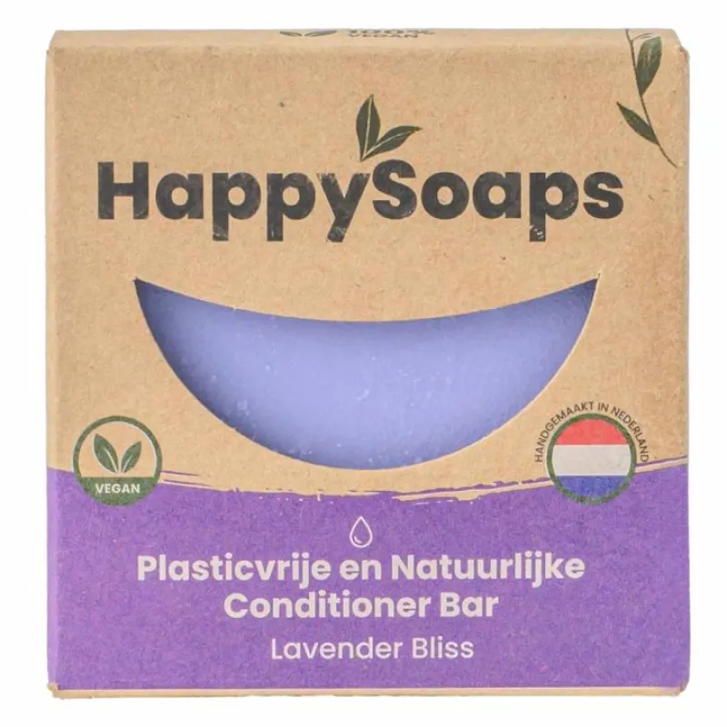 HappySoaps - Lavender bliss conditioner (Voor alle haartypes)
