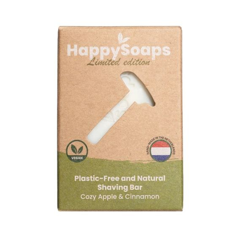 HappySoaps - Shaving bar Apple Cinnamon Spice (Limited Edition)