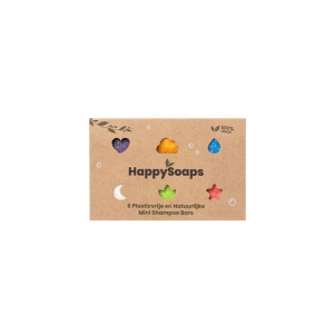HappySoaps - 6 Mini Shampoo Bars in sleeve