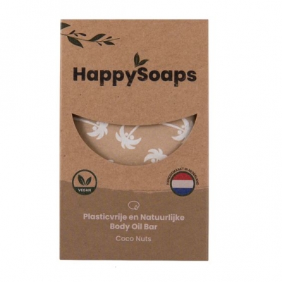 HappySoaps - Body Oil Bar Coco Nuts HappySoaps - Body Oil Bar Coco Nuts