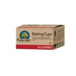 If You Care Jumbo Bakcups - 24 Stuks | Duurzaam Bakken