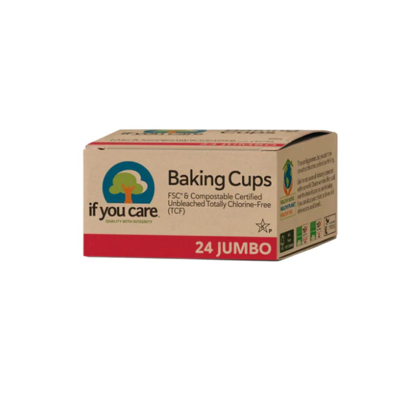 If You Care Jumbo Bakcups - 24 Stuks | Duurzaam Bakken