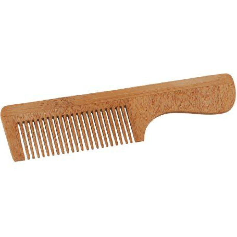 Bamboe kam met handvat