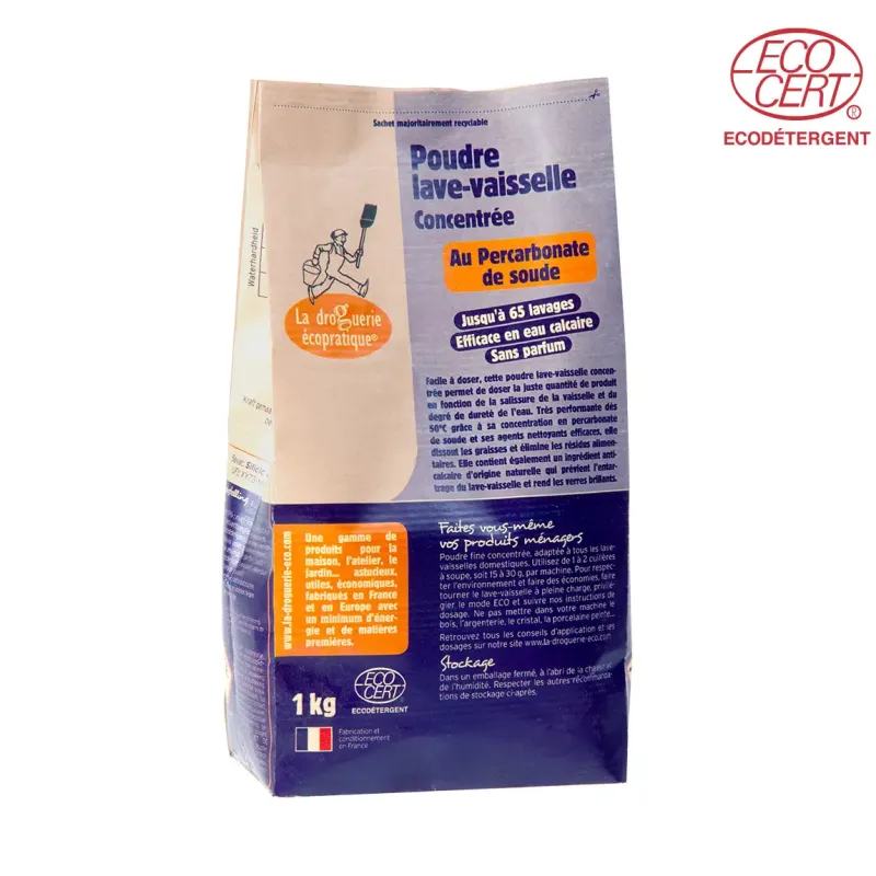 Geconcentreerd afwasmachinepoeder 1 kg - La Droguerie
