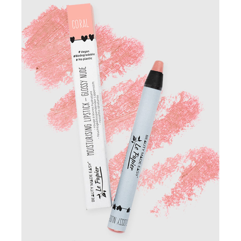 Le Papier Glossy Lipstick - coral