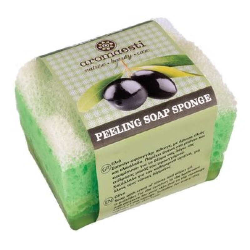 Aromaesti - Scrubspons met olijf natural