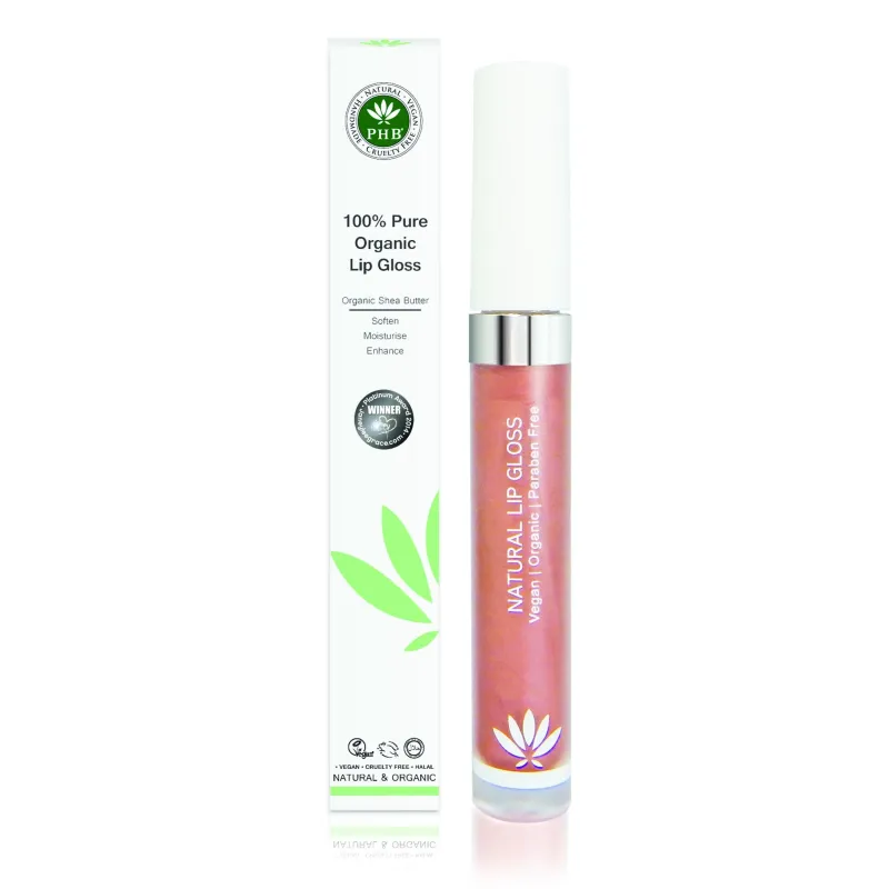 Lip Gloss Tea Rose 100% Pure Organic 