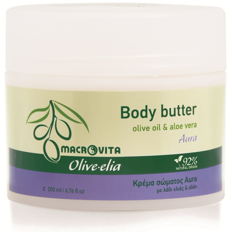 Macrovita Olive-Elia Body Butter Aura Olive oil & Aloë Vera