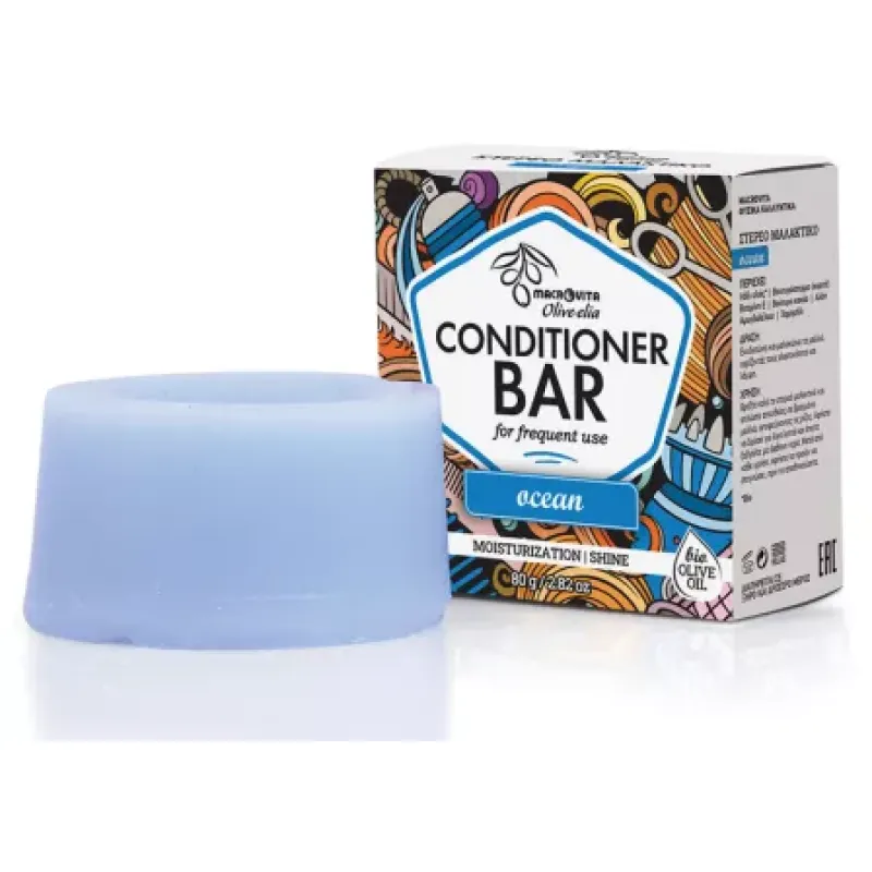 Olive-elia Conditioner Bar Ocean voor Dagelijks Gebruik 80g