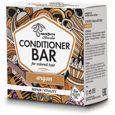 Macrovita - Argan Conditioner Bar (voor Gekleurd Haar)