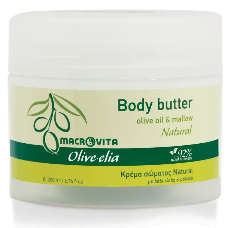 Macrovita Olive-elia Body butter natural olijfolie