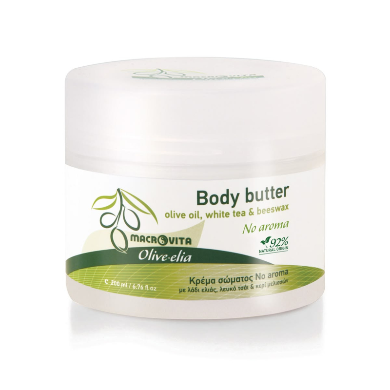 Macrovita Olive Elia Body Butter Zonder Parfum – Intensieve Hydratatie