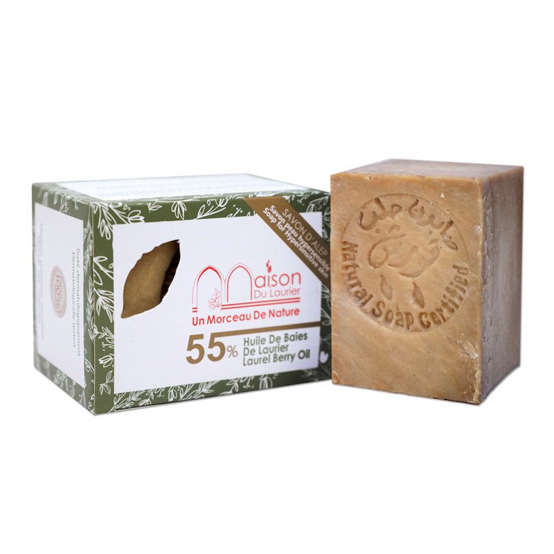 Maison du Laurier Aleppo Zeep 55% Laurierbesolie
