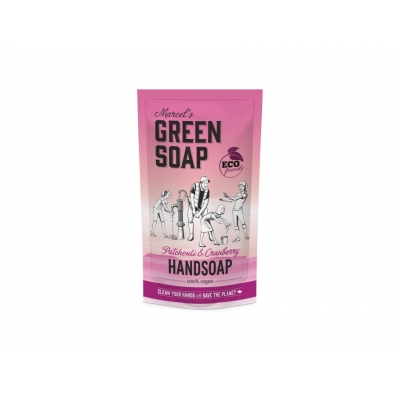 Marcels Greensoap - Handzeep Patchouli en Cranberry navul