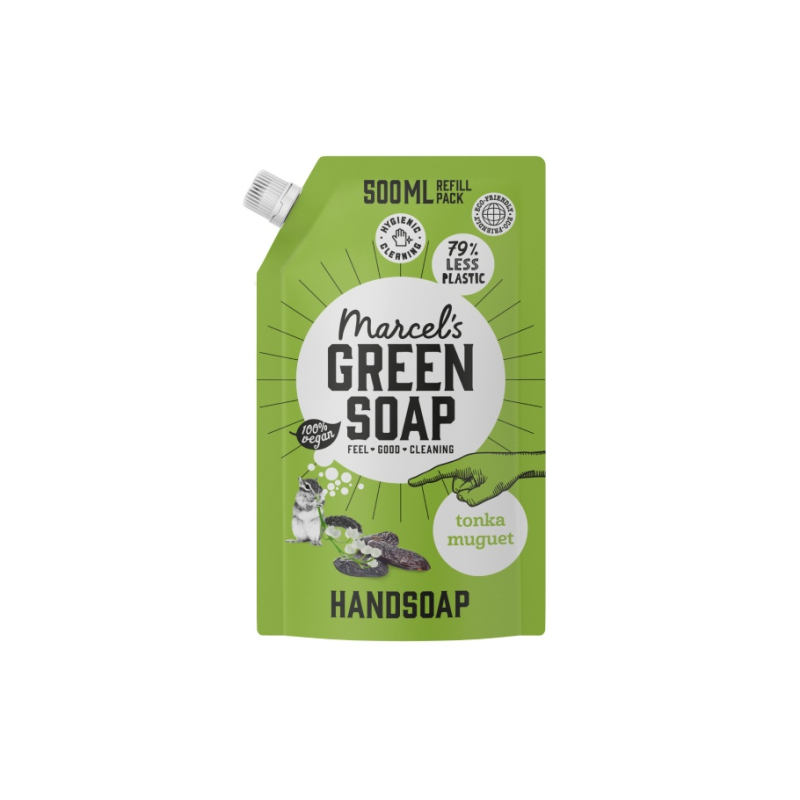 Marcels Greensoap - Handzeep Tonka en Muguet navul