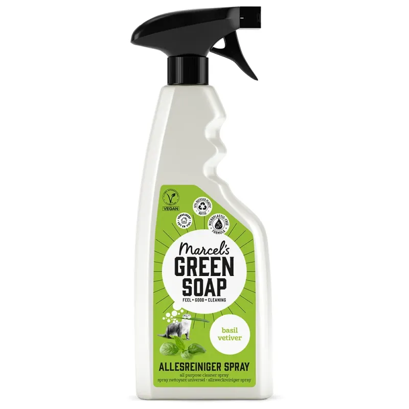 Marcels Greensoap - Allesreiniger spray Basilicum en Vetiver